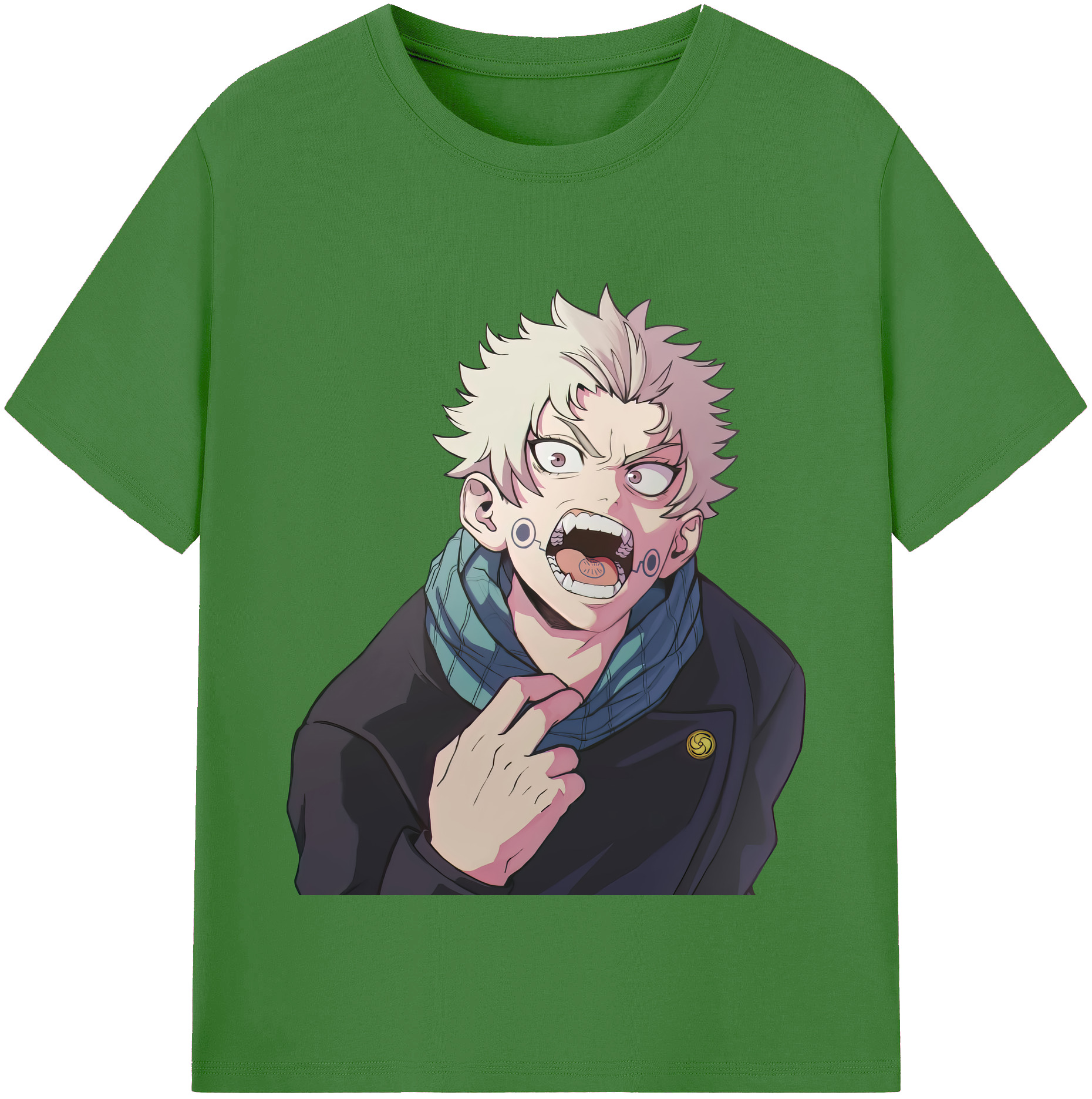 （画像用） 呪術廻戦 Jujutsu Kaisen レディースカジュアルプリントTシャツ（綿100％）